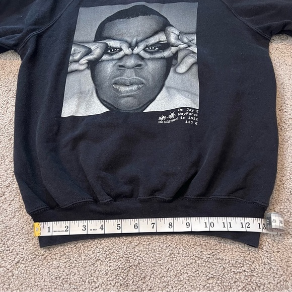 “Hype Means Nothing" Jay-S Lightweight Cotton Sweatshirt. Size Small. - Picture 10 of 12